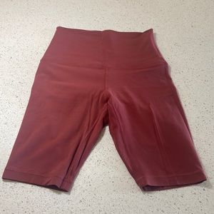 lululemon athletica Red Bike Shorts
